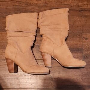 Women Rampage Tan Heeled Boots